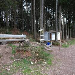 Während des Aufstiegs passiere ich einige Versorgungsstationen des Brennersteigs