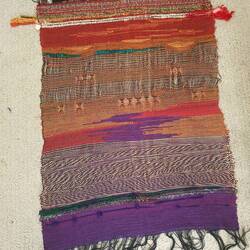 Day spent Saori weaving & and this is the result. Only a mother could love it 😁