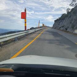 Road up Mt Hotham - they really mean what they say!