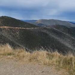 View looking West to North West from Mt Hotham