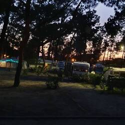 Abendstimmung auf dem Campingplatz