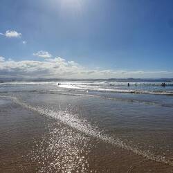 Unendliche Weiten von Strand, Meer & Wellen