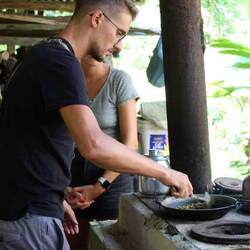 Kaffee von Hand rösten