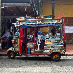 Tuk tuk - the only transportation in Guatapé