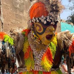 Yes, in my face ...tribal dance