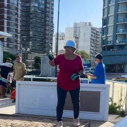 Volle Konzentration! Drei Scheiben - drei Würfe!