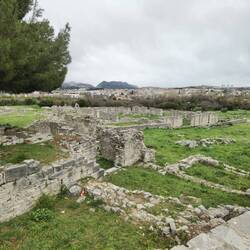 Die Ruinen des Palastes