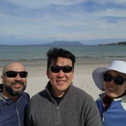 Maria Island in the distance