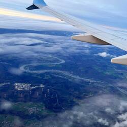 im Landeanflug - der Rhein
