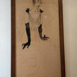 Die Sängerin Yvette Guilbert