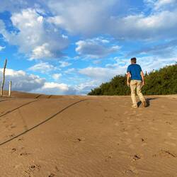 Wie der Strand wohl aussehen mag?