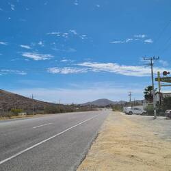 Landstraße zwischen Cabo und la Paz