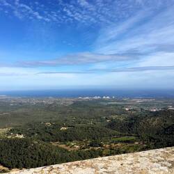 Irgendwo dort unten ist unsere Finca