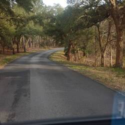 Schöne Fahrstrecke zwischen den Stränden