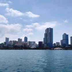 Rückfahrt nach Sihanoukville, ein ehemaliges Fischerdörfchen das heute ein kleines Las Vegas ist 😔