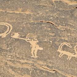 Hunters with guns. Was this the end of the teaming wildlife of this desert?
