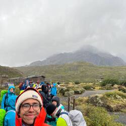 Quand il pleut seulement a la fin du trek