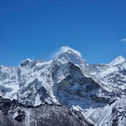 Und hier im Hintergrund Falafel Makalu