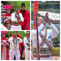 21 March 12h00 praying to the sun god.