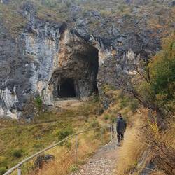 South Glory cave. Evidence of use by aboriginal tribes for approx thousands of years