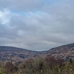 Auch die Hügel waren eher noch brauner