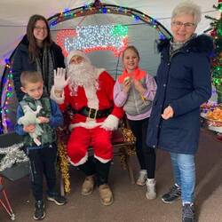 Eryk, me, Santa, Lena and Yvonna