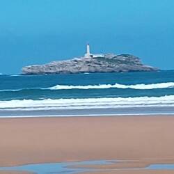 Draussen der Leuchtturm