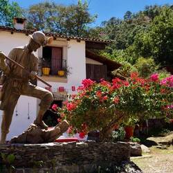 Statue of a miner
