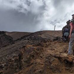 Quand on dit Mordor highway, aperçu du MONDE qu'on a trouvé sur cette rando! Mais bon c'était prévu