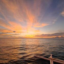 Sunset auf der Mindanaosee