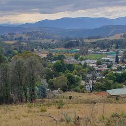 View from lookout over Batlow