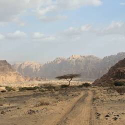 Into the valleys leading to the Wadi