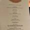 The menu