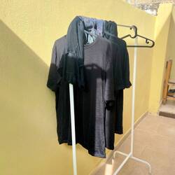 In der Unterkunft konnte ich endlich meine Kleider waschen.