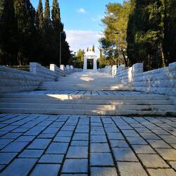 Spomenik Partizanu Borcu at Gorica Park