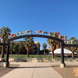 Entrance to the medical building