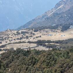 Zwischenlager fürs Everest Base Camp, oberhalb von Namche Bazar