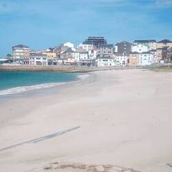 Blick auf den Hafen und die alte Hafenstadt