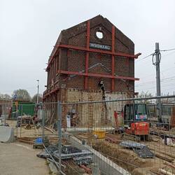 Wijgmaal station has seen better days.