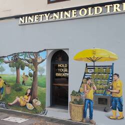 Durian cafe - imagine the smell!