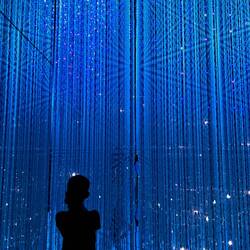 in the LED room