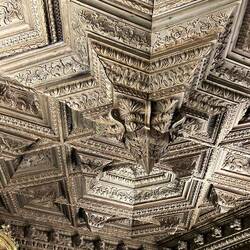 Never seen such a wooden ceiling before