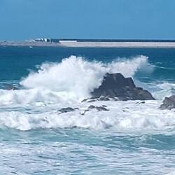 Dumm aufs Meer gucken