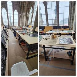 Glass restoration room