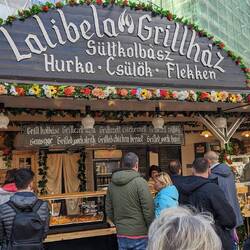 Überall Essenstände