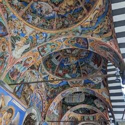 Frescoes of the outside porticoes