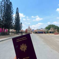 Entrée du Cambodge