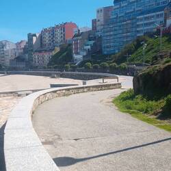 Hoher Ort, da beidseitig das Meer ist