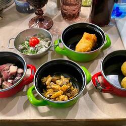 Nur die Vorspeise, einer der vier Gänge