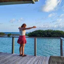 Chantal am Rochendurchmesser messen😂